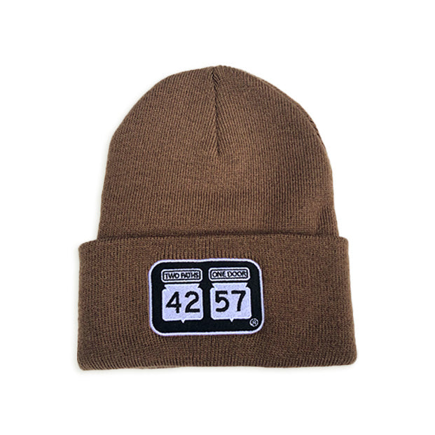 I Need Coffee Brown 42-57 beanie