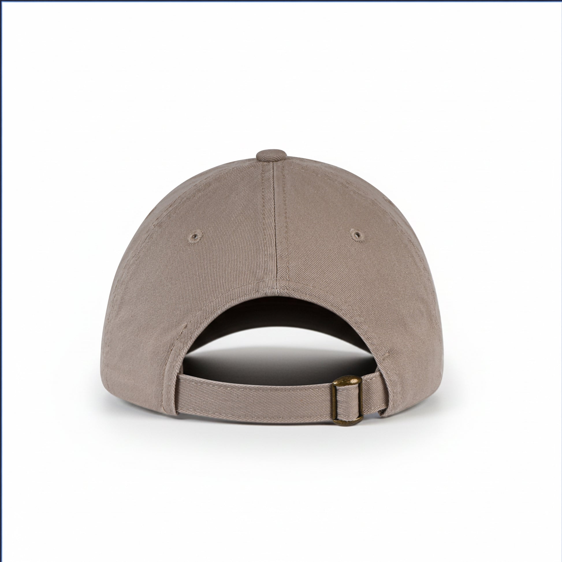 Back view of 42-57 Classic Cap in khaki with adjustable buckle closure