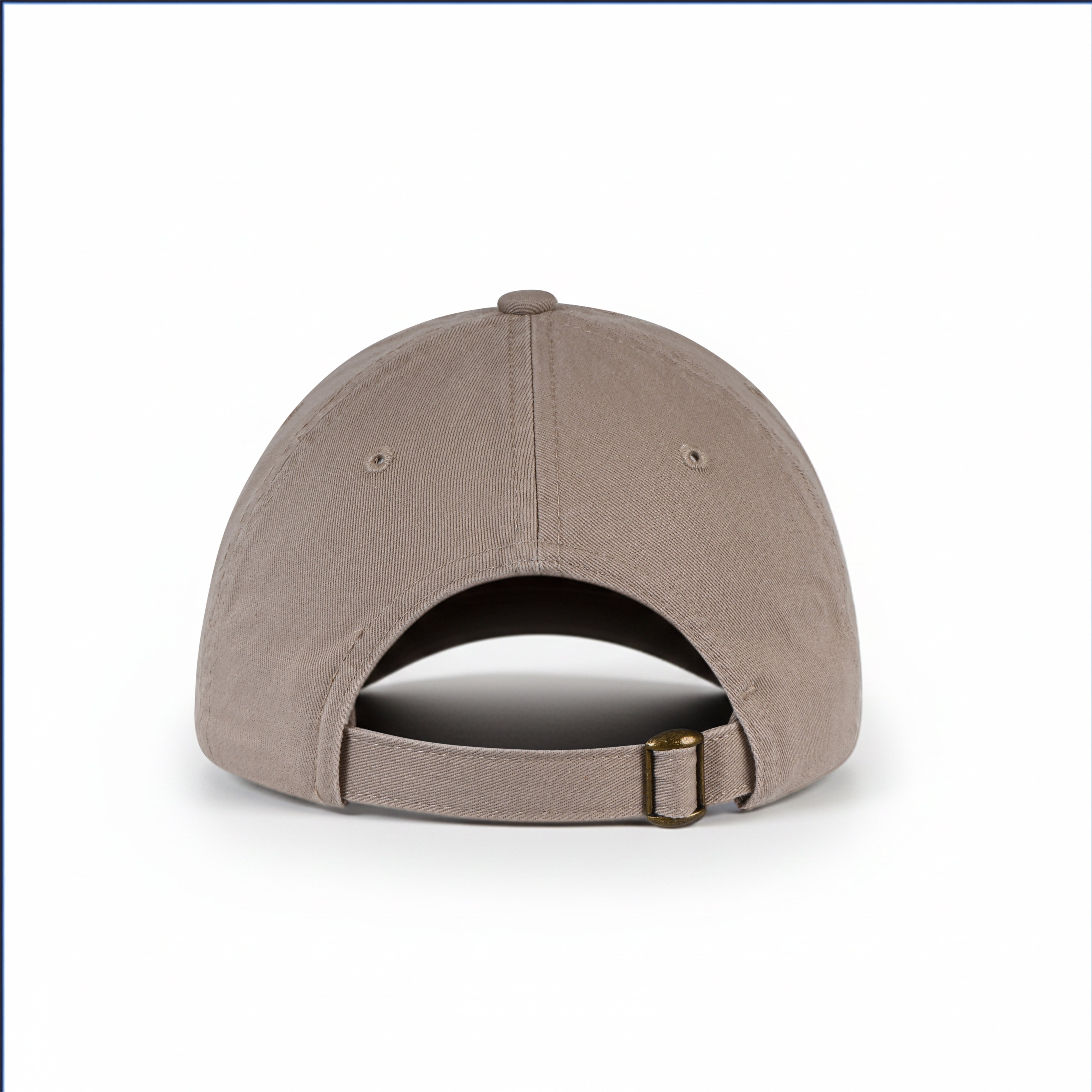 Back view of 42-57 Classic Cap in khaki with adjustable buckle closure