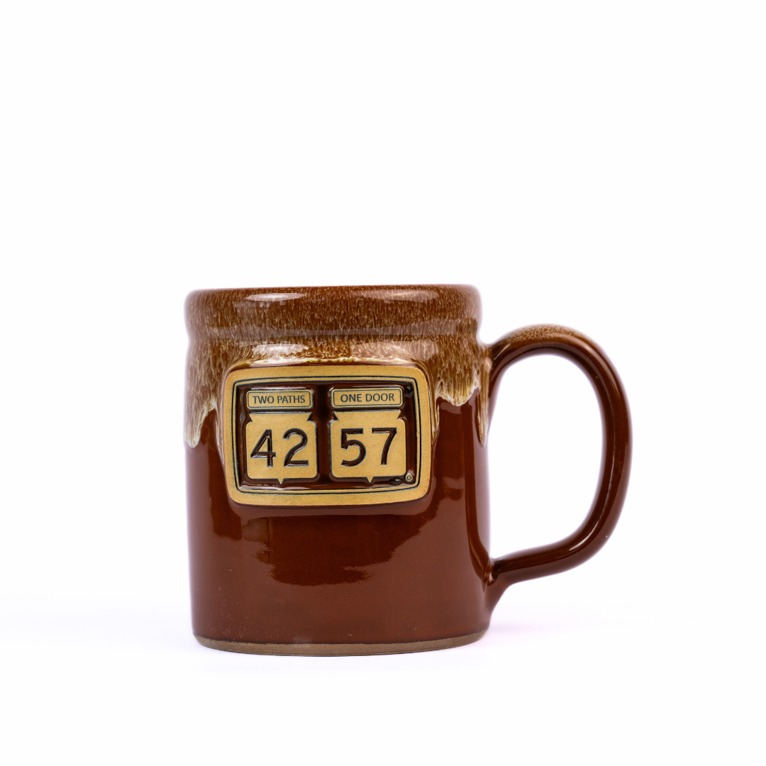 42-57 Gallery Mug in brown made with handcrafted ceramic