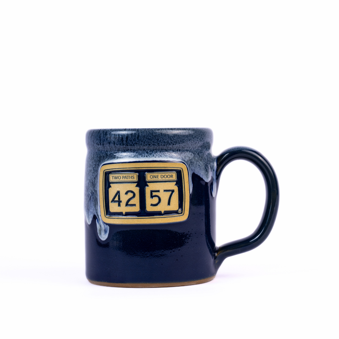 42-57 Gallery Mug in navy made with handcrafted ceramic