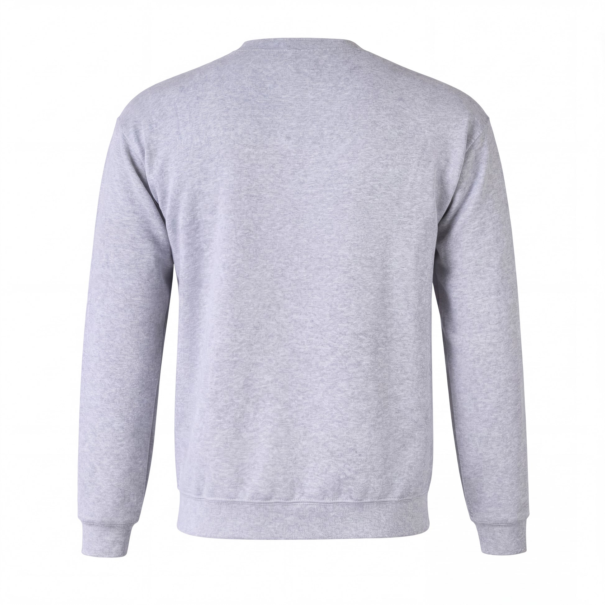 Back view of 42-57 Unisex Timeless Crewneck Sweatshirt in gray
