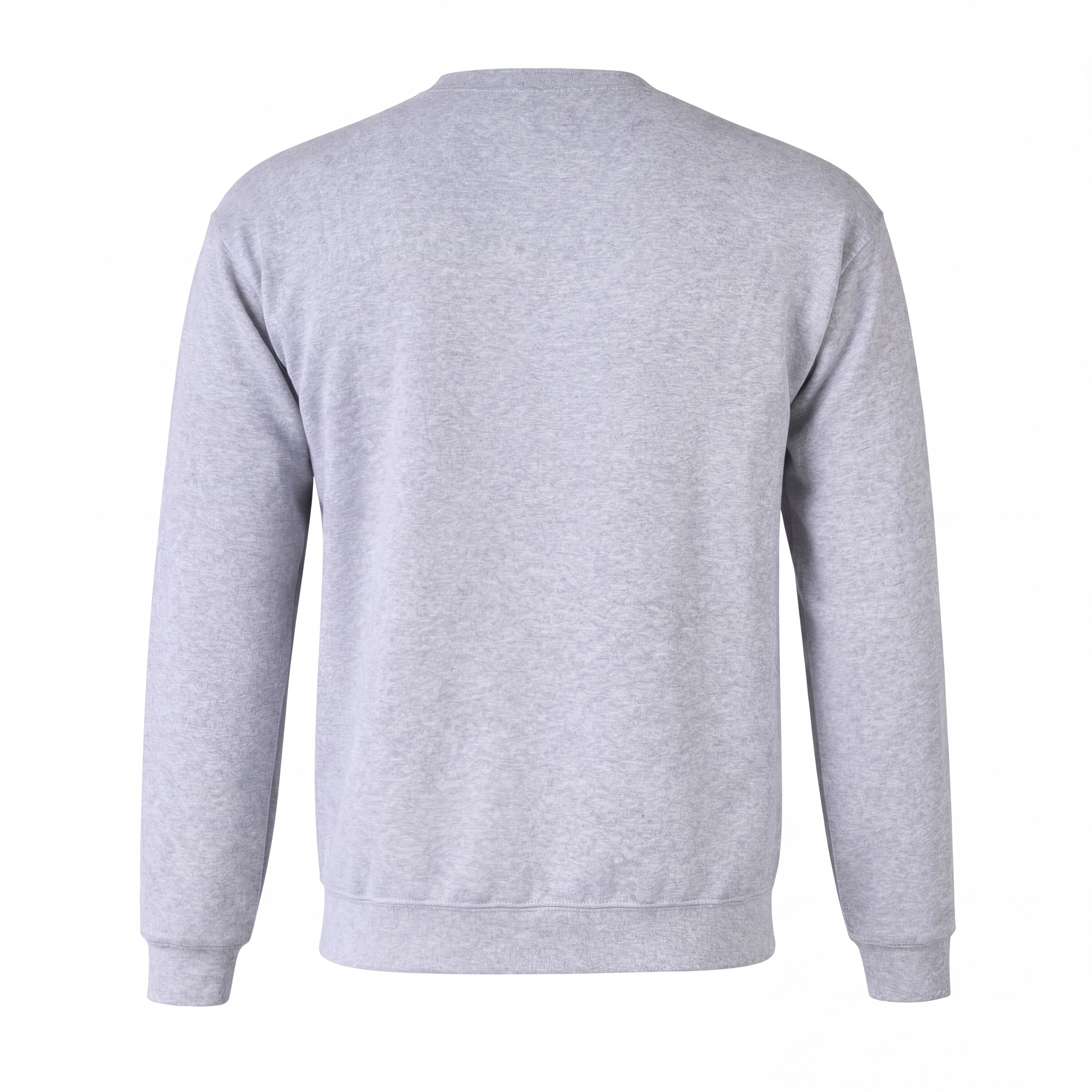 Back view of 42-57 Unisex Timeless Crewneck Sweatshirt in gray