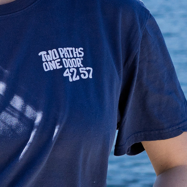 Door County Vibes Lifestyle Denim Blue Front