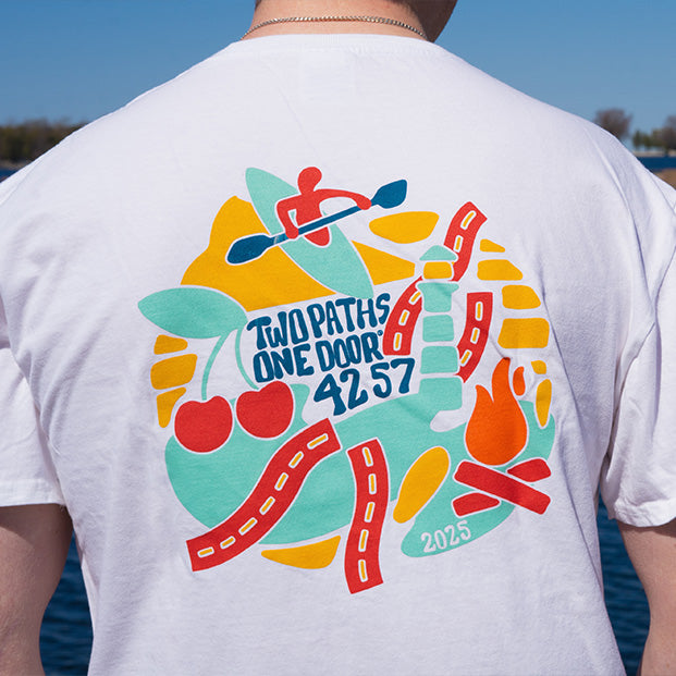 Door County Vibes Lifestyle White Back