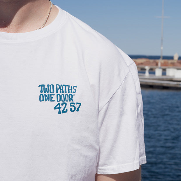 Door County Vibes Lifestyle White Front